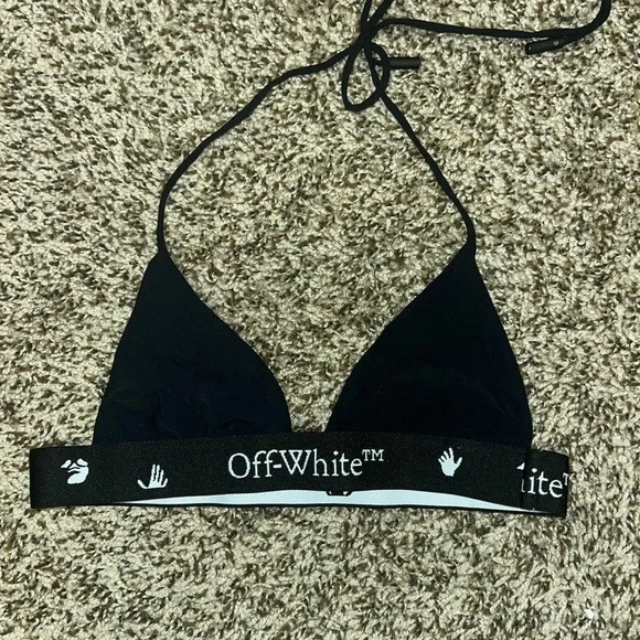 off white bathing suit - Picture 3 of 4